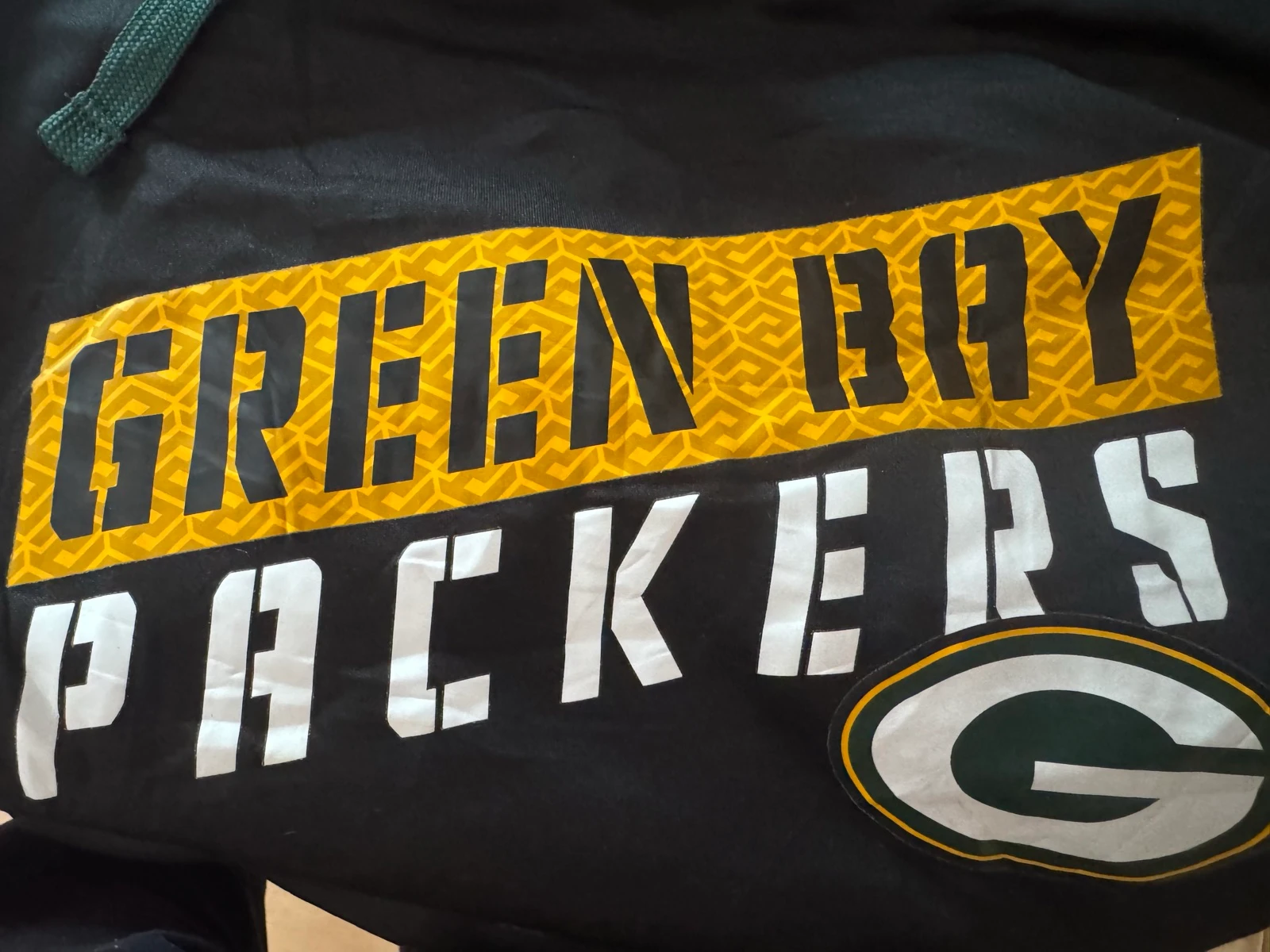 Moletom com capuz Green Bay Packers NFL Team Apparel TX3 Warm – Preto – Tamanho S – photo 2